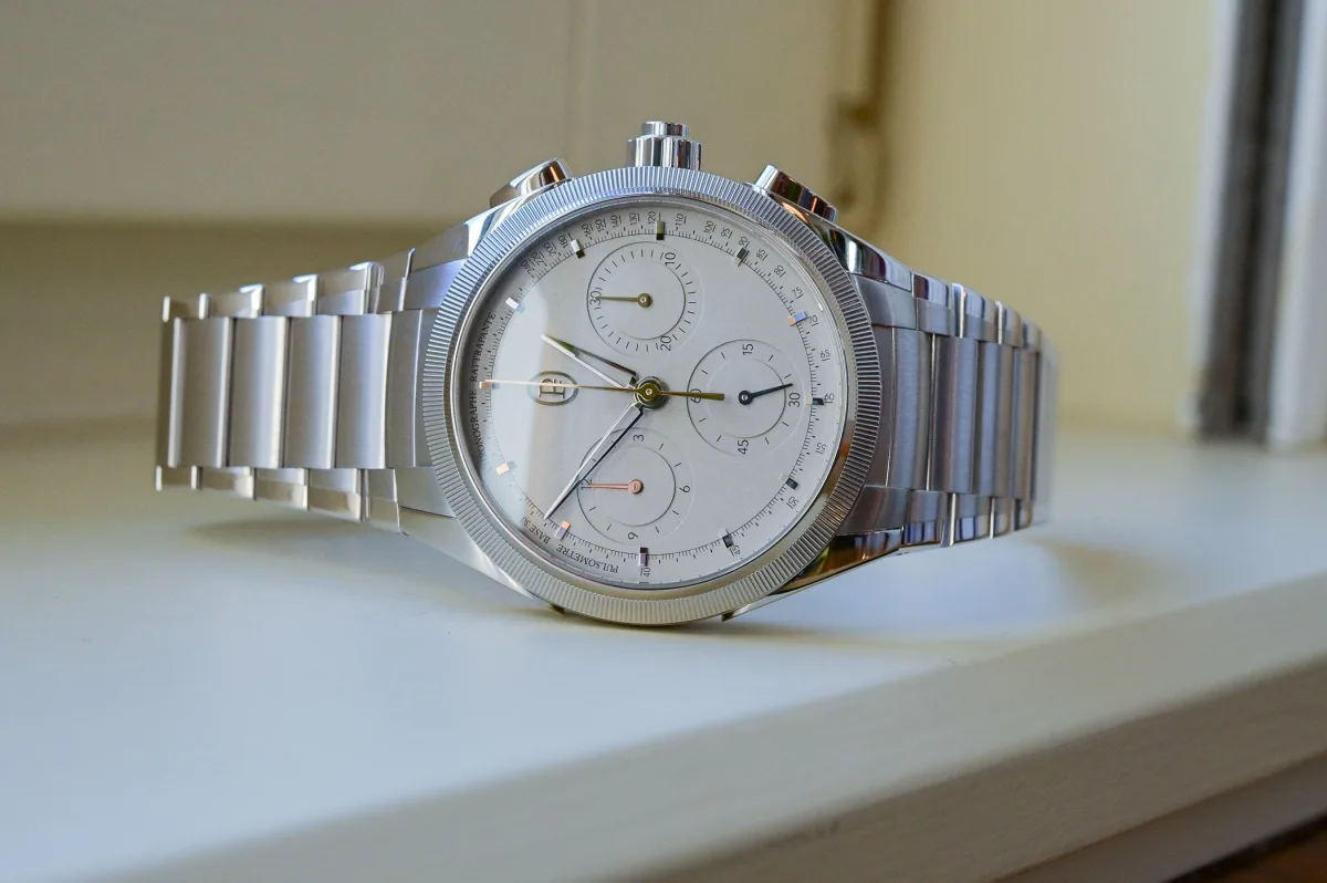 Display of various Parmigiani Fleurier Tonda PF models at Geneva Watch Days
