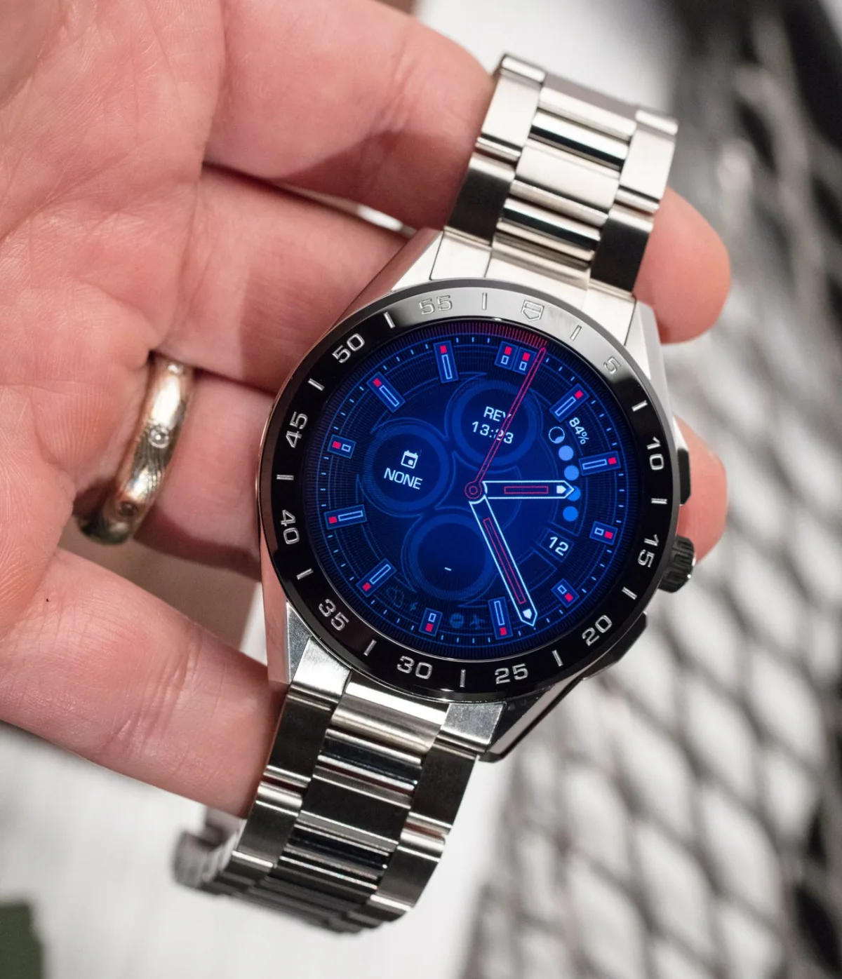 TAG Heuer smartwatch with OLED screen
