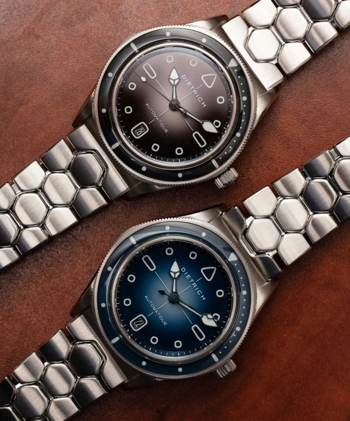Dietrich SD-1 Skindiver Suave Black watch front view