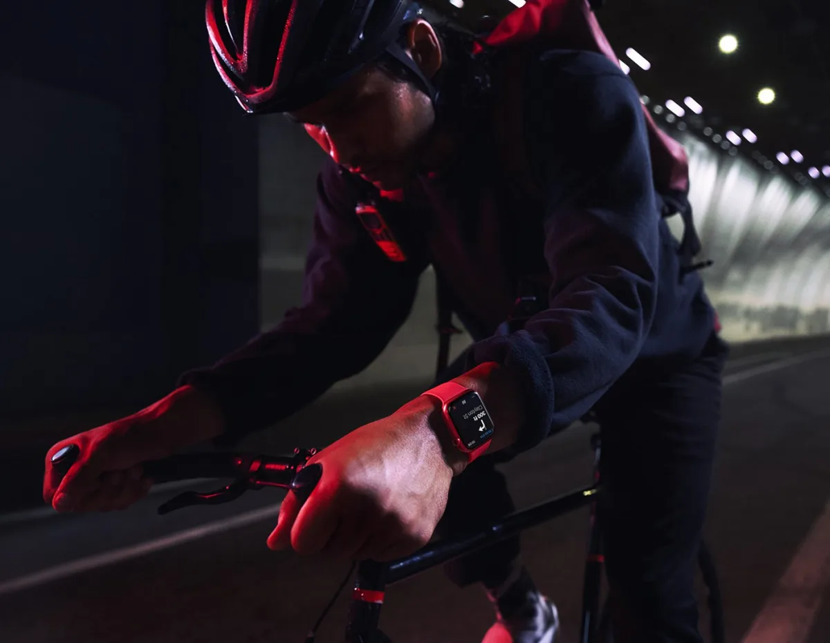 Apple Watch Series 7 showing new dial options