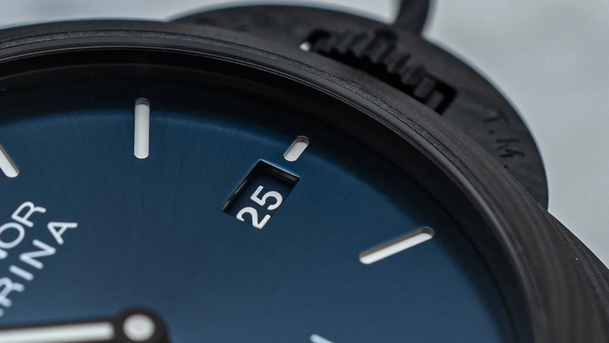 Detail of Panerai PAM1664 watch case