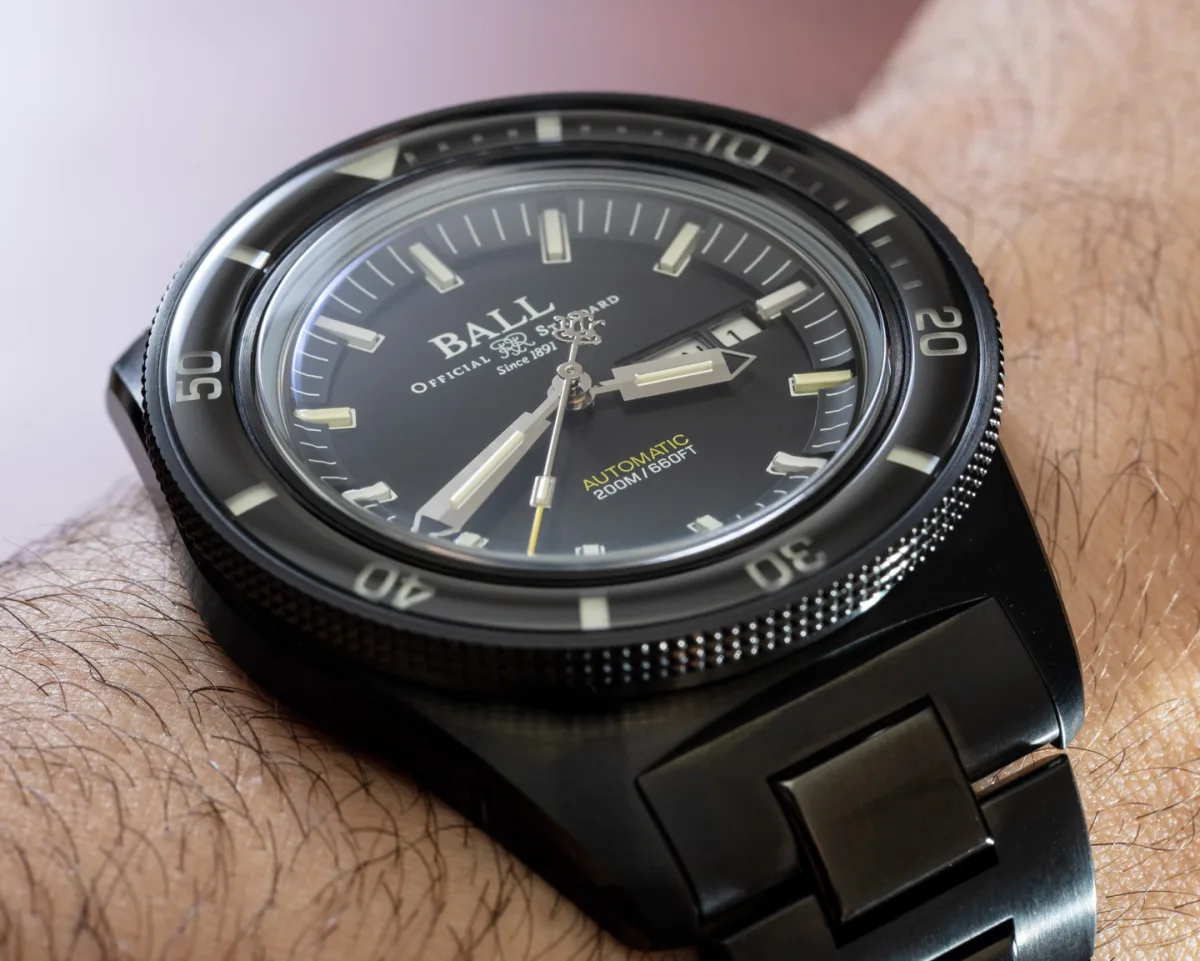 Ball Engineer II Skindiver Heritage watch front view