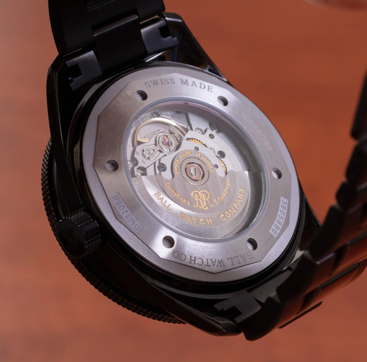 Dial of Ball Engineer II Skindiver Heritage