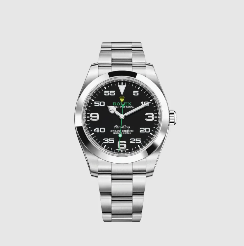Rolex Air-King Ref. 116900 with 40mm case, speedometer-style dial