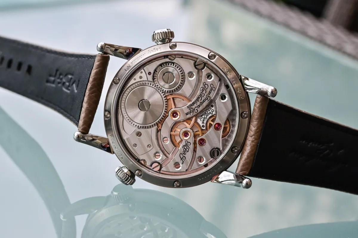 Back view of the MB&F Legacy Machine 1 Longhorn movement