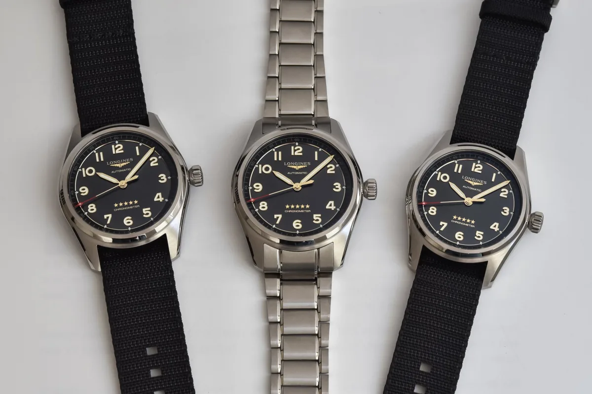 Longines Spirit Titanium watch with vintage design