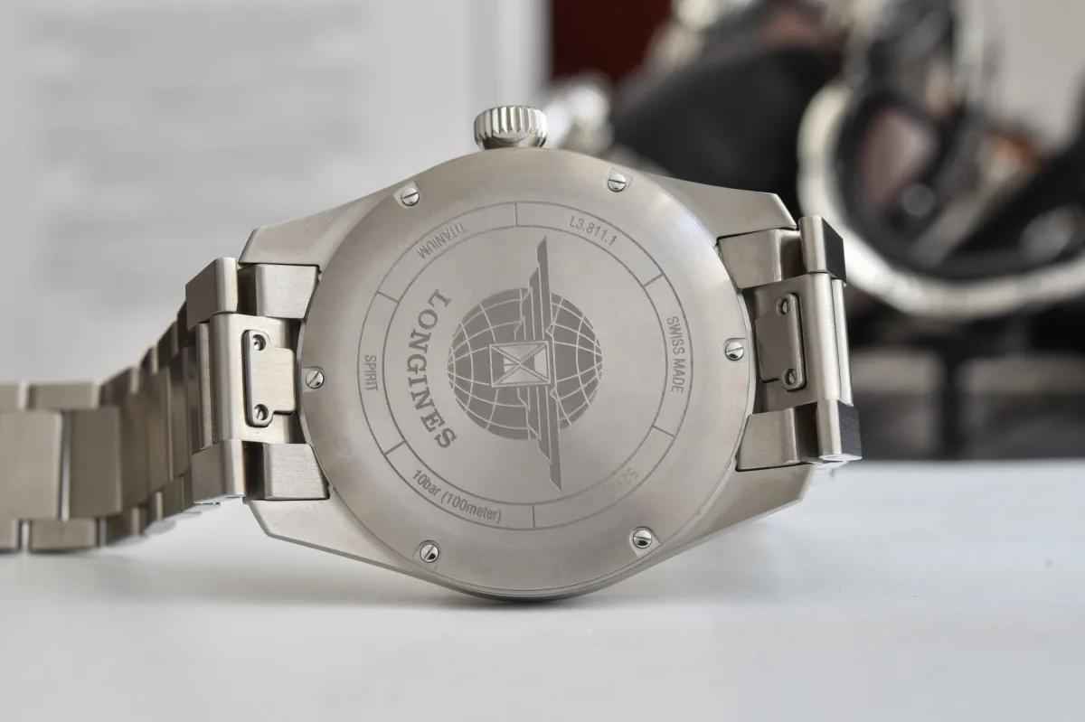 Longines L888.4 caliber inside Spirit Titanium watch