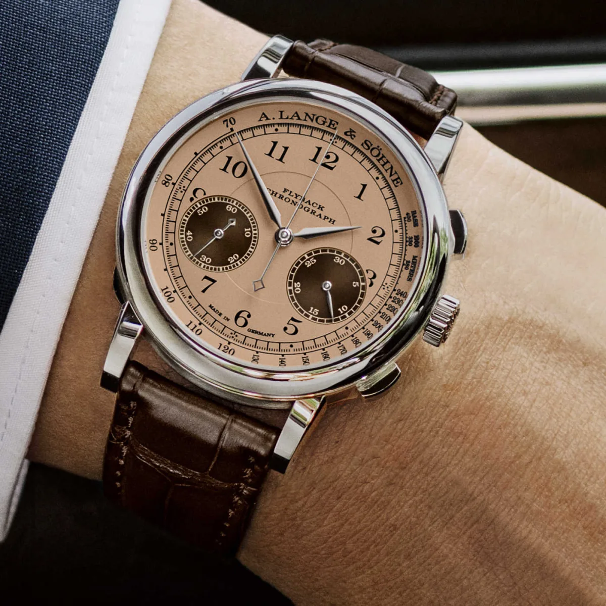 A. Lange & Söhne 1815 Chronograph Concorso Edition watch case
