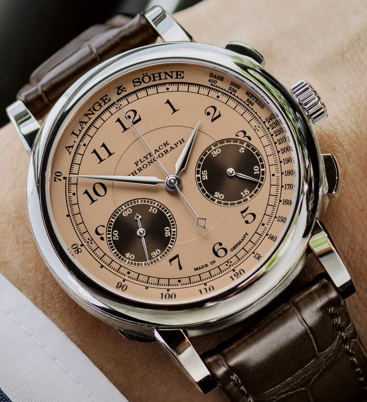 Dial of A. Lange & Söhne 1815 Chronograph Concorso Edition