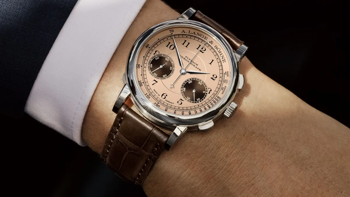 A. Lange & Söhne 1815 Chronograph Concorso Edition on leather strap