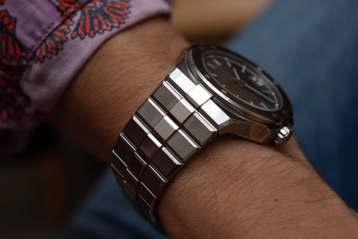 Titanium finish on Chopard Alpine Eagle Cadence 8HF