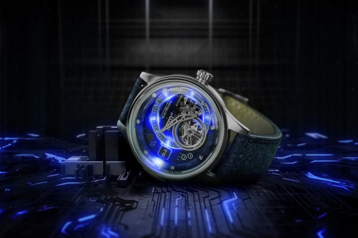 Electricianz Hybrid Mechanical watch front view