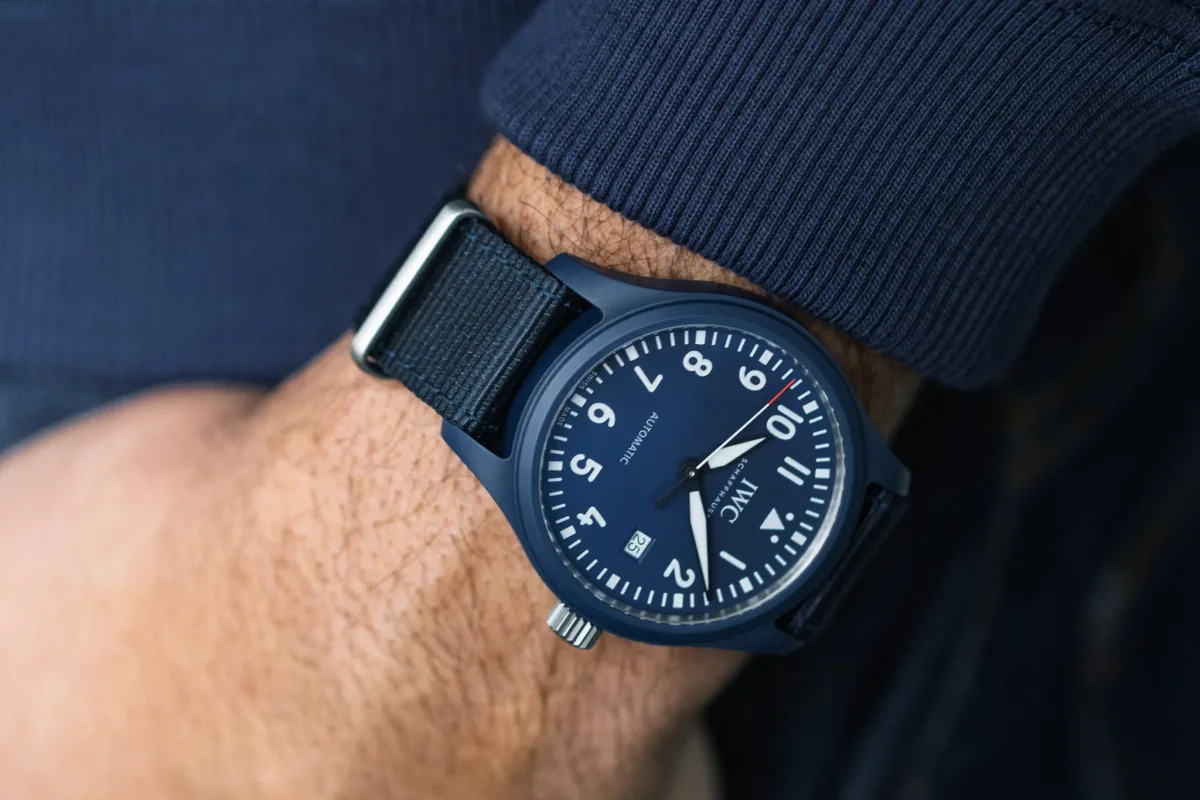 IWC Laureus watch red-tipped second hand