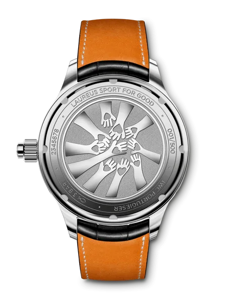 Back view of IWC Laureus watch case
