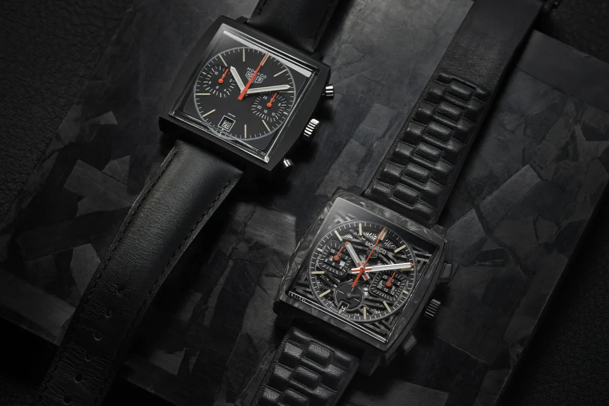 Steve McQueen wearing a Heuer Monaco watch