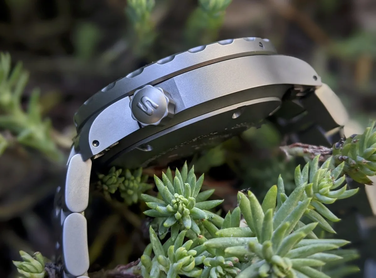 Sinn U1 DS watch side profile