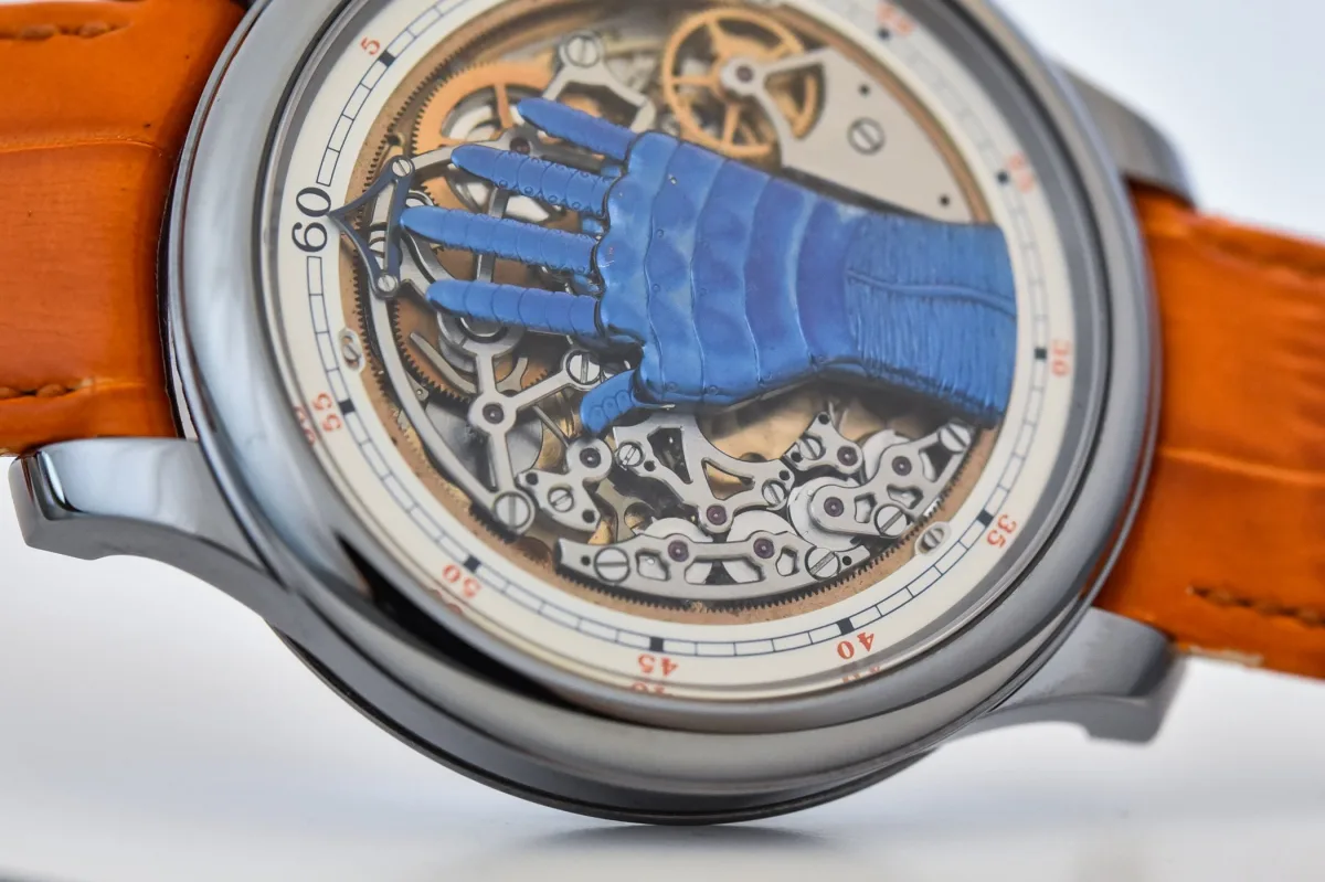 F.P. Journe FFC Blue dial with mechanical hand