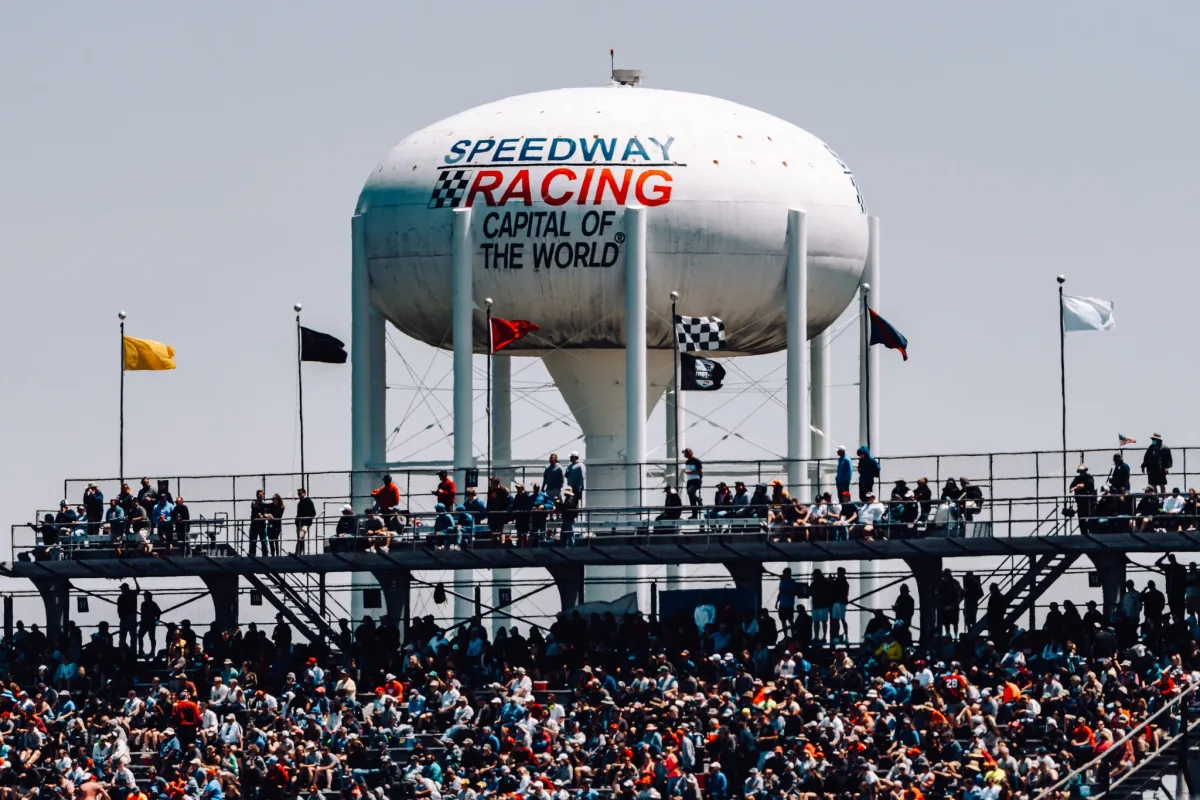 TAG Heuer branding at the Indy 500