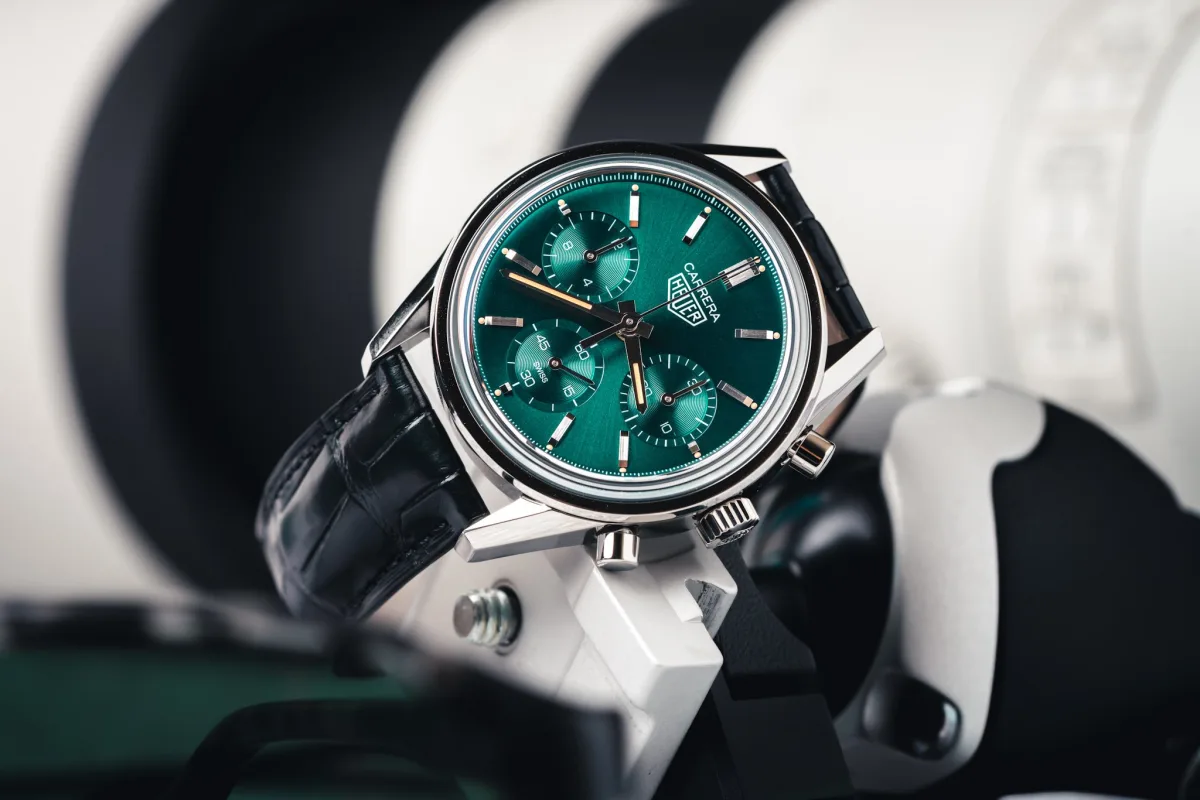 TAG Heuer Carrera with emerald dial