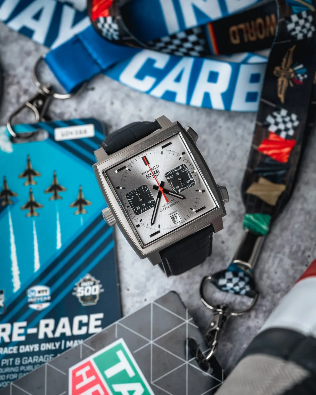 TAG Heuer Monaco in matte titanium