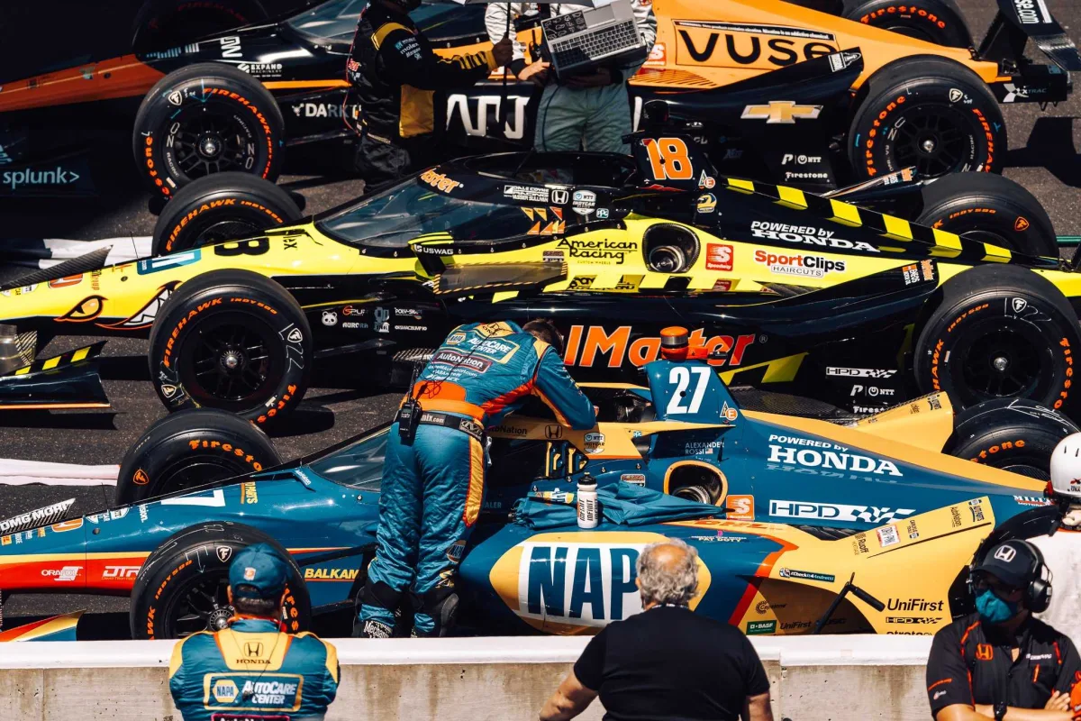 Simona de Silvestro in her IndyCar