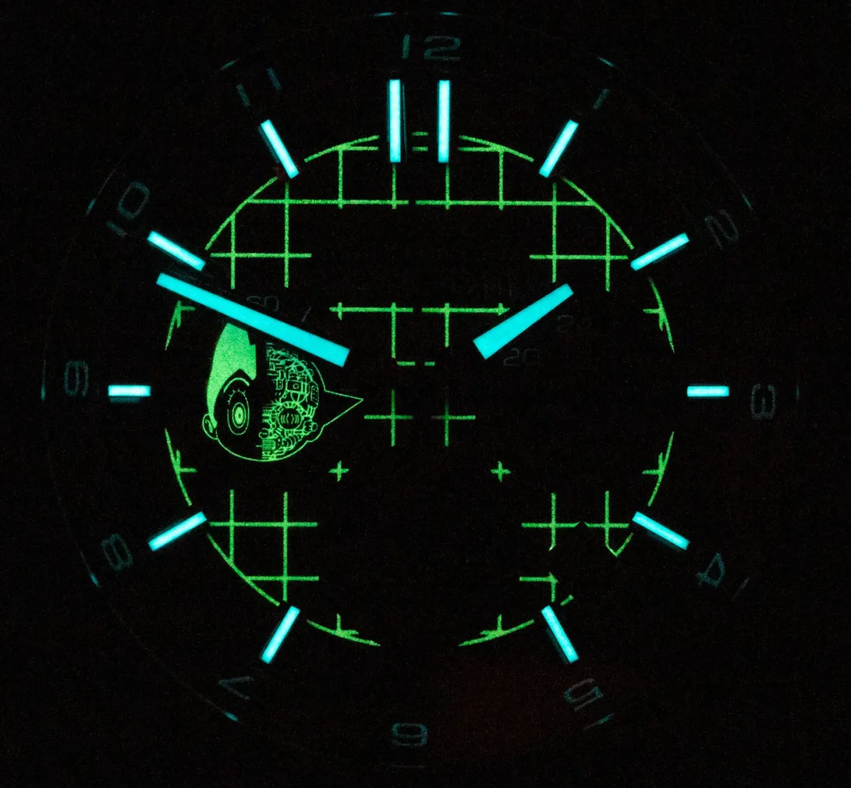 UNDONE Astro Boy watch showing crown position