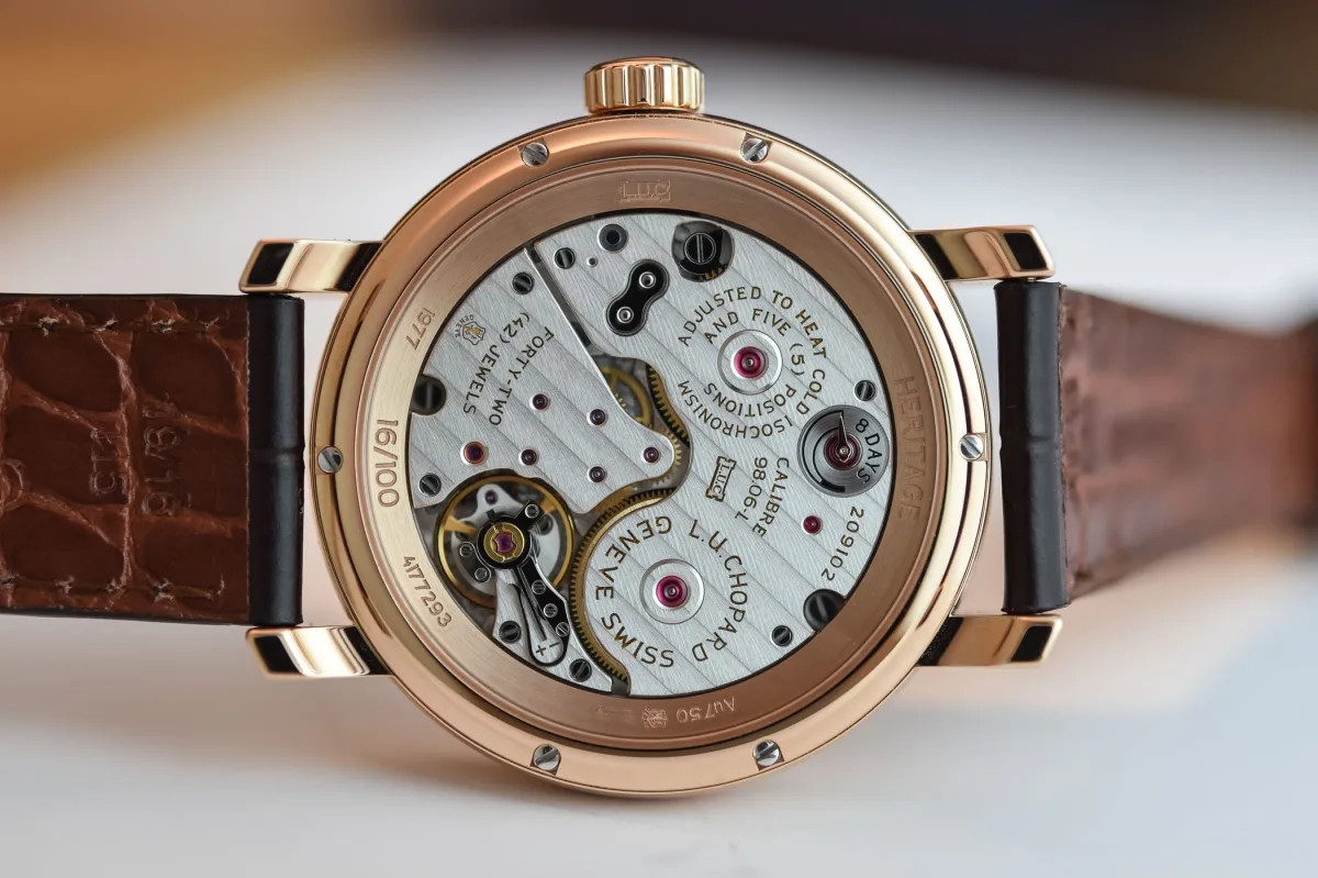 Chopard L.U.C Quattro Spirit 25 movement view