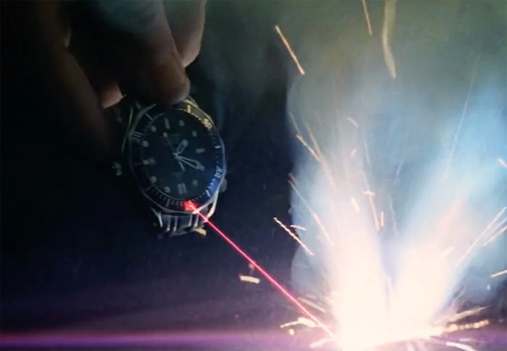 Omega Seamaster Professional watch showcasing blue wave dial