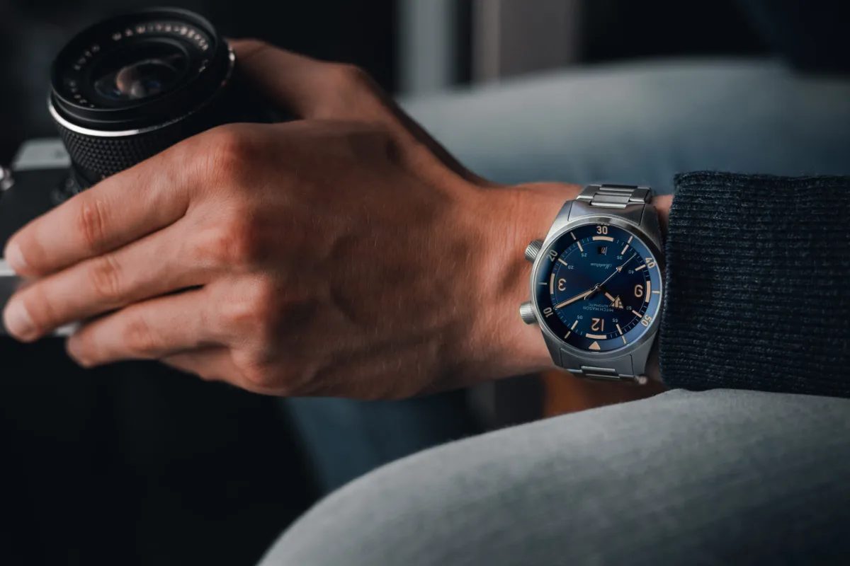 Mitch Mason Maelstrom dive watch with vintage design
