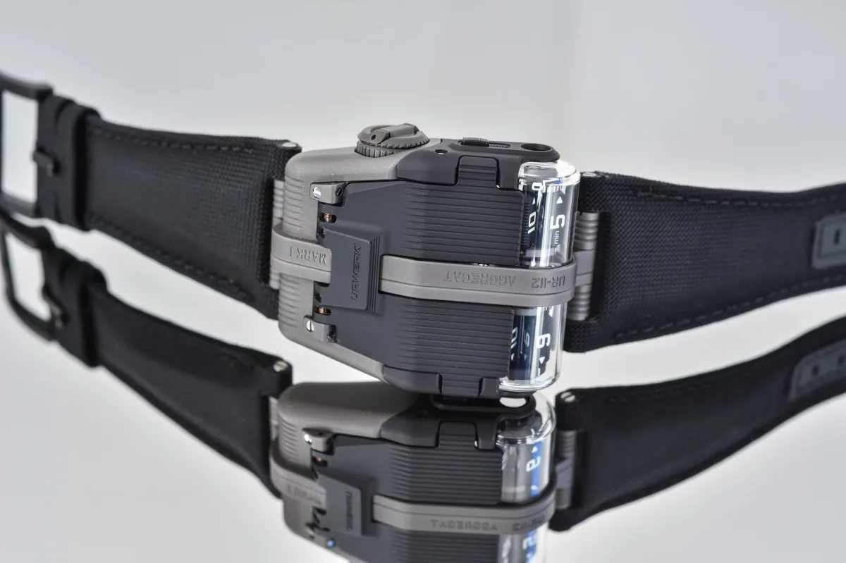 Close-up of UR-112 Aggregat's streamlined case