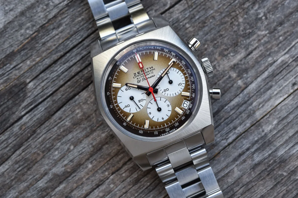 Zenith Chronomaster Revival A385 with brown gradient dial