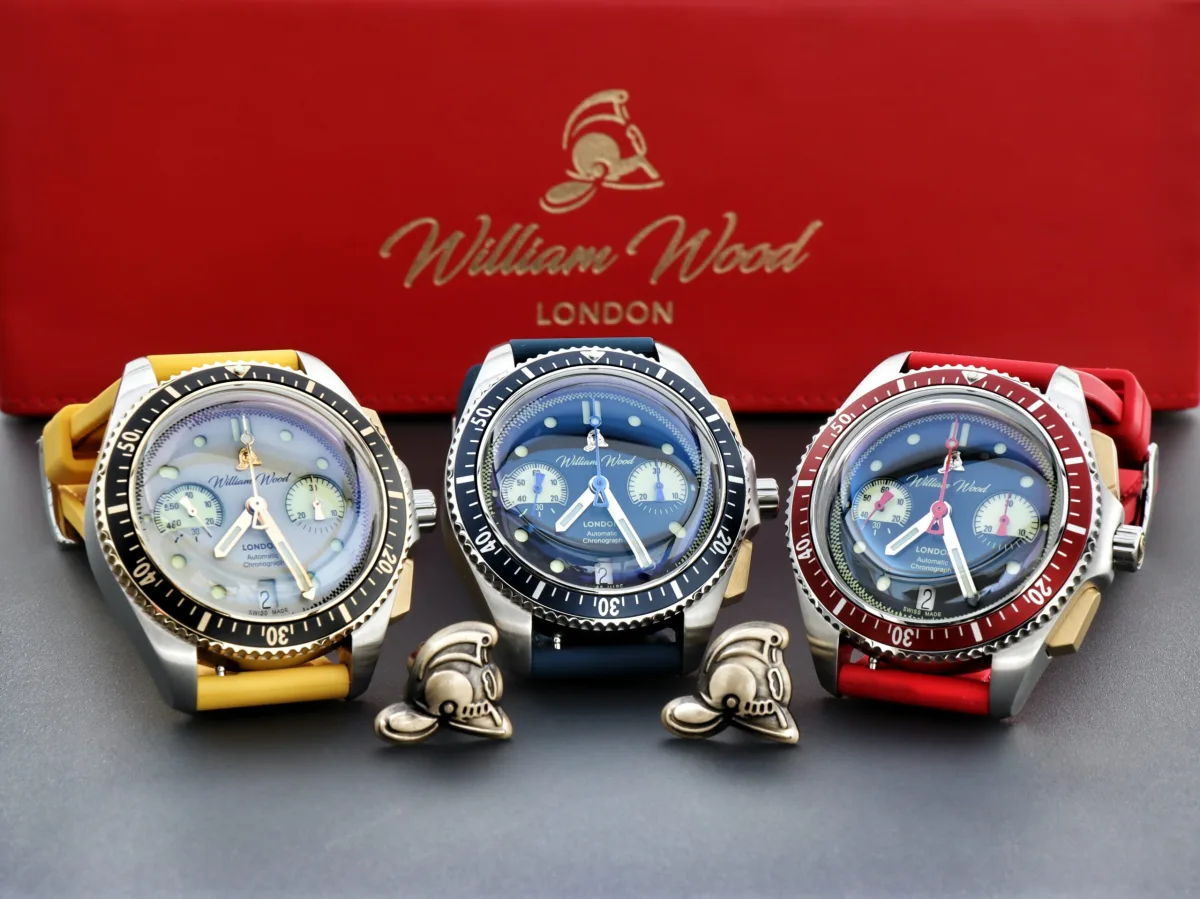 Fire service-inspired design elements in watches