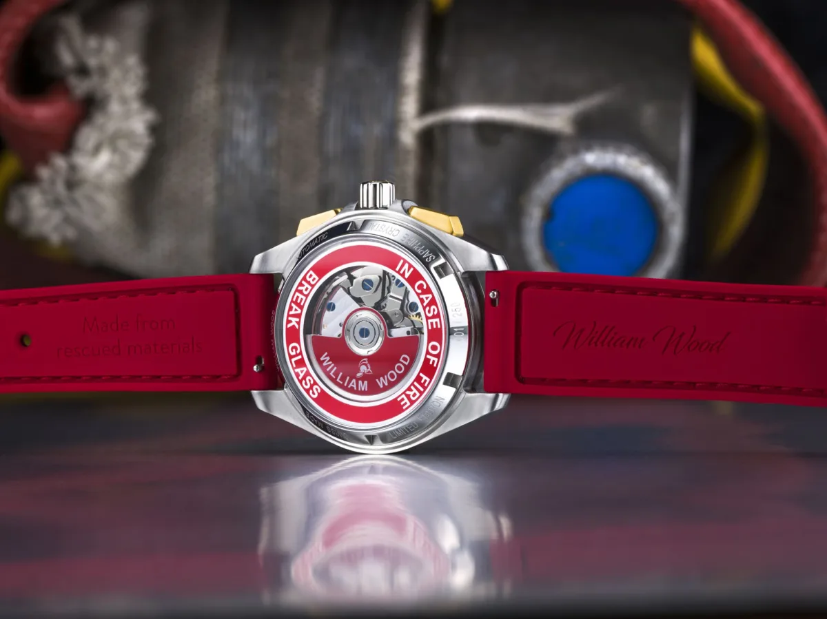 Straps made from recycled fire hose material
