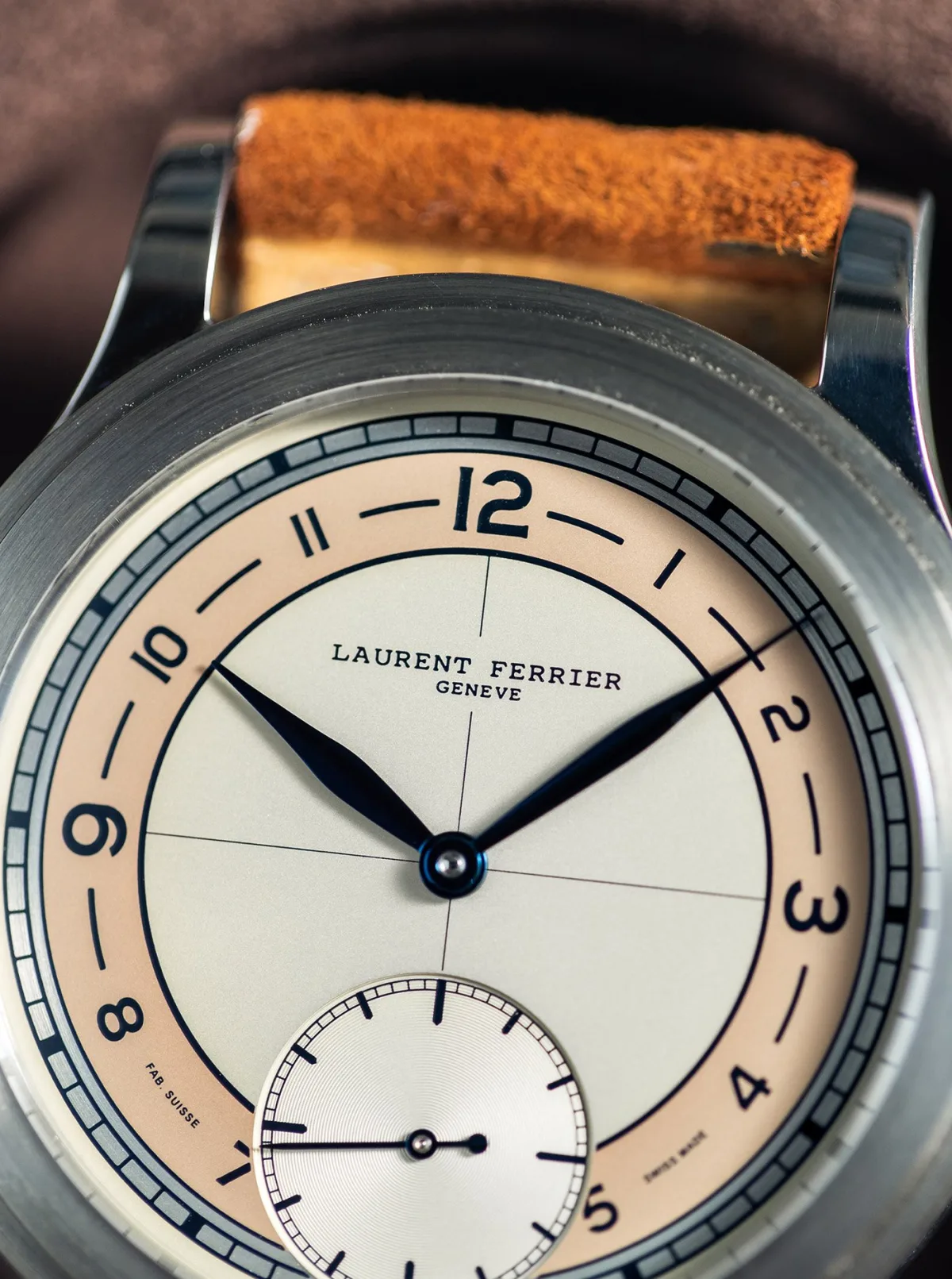 Laurent Ferrier Hommage II with matte black dial