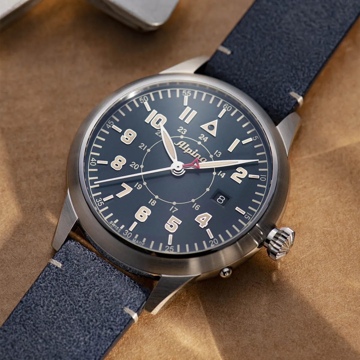 Alpina Startimer Pilot Heritage Blue Edition watch