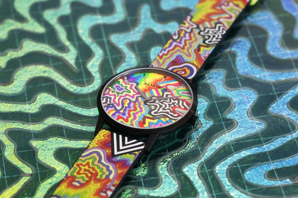 Jen Stark X Armitron Collection watch designs