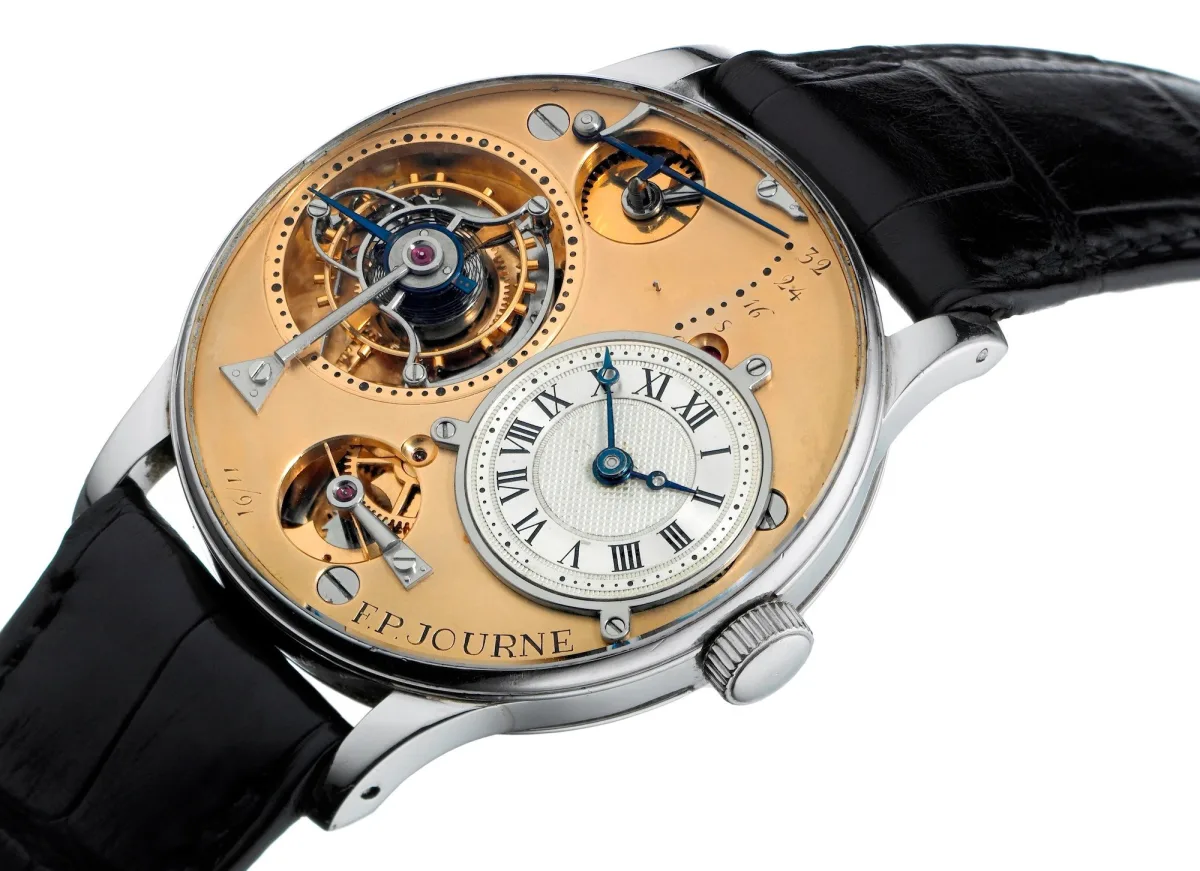 F. P. Journe early prototype watch with tourbillon