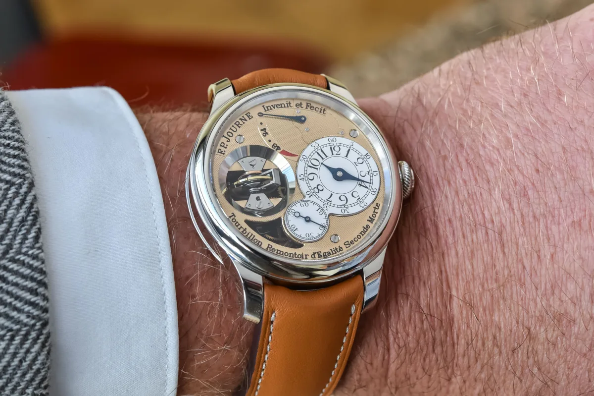 F. P. Journe Tourbillon Souverain Vertical in platinum