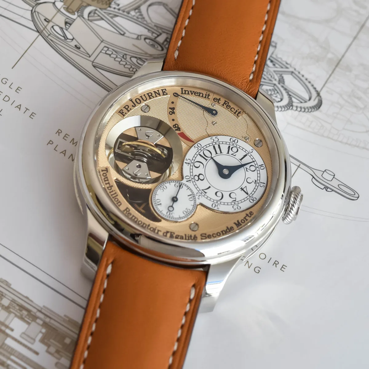 F. P. Journe Tourbillon Souverain Vertical mechanism