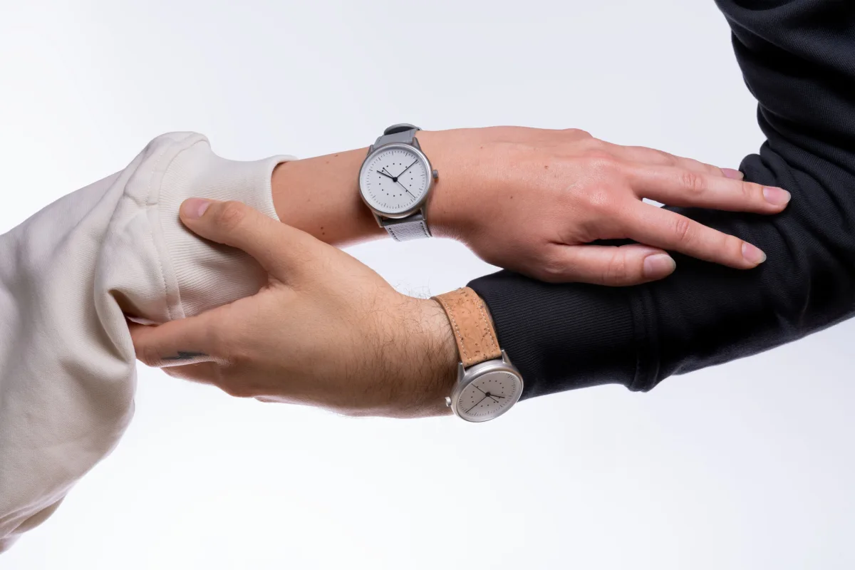 Mudita Moment watch showcasing its minimalist design