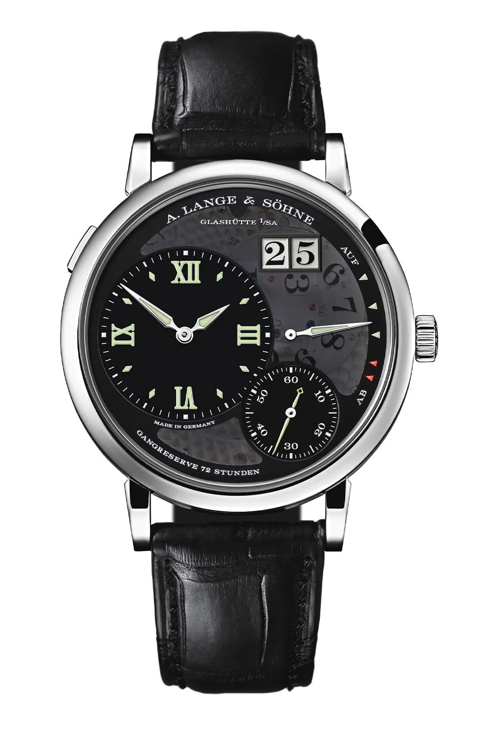 A. Lange & Söhne Grand Lange 1 Lumen 2013 model with oversized date