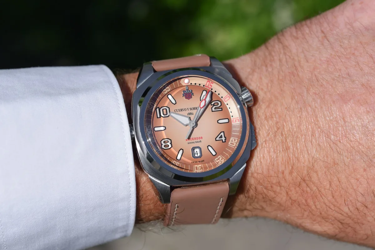 Cuervo y Sobrinos Buceador Caribe watch collection