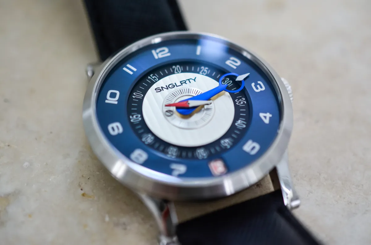 Blue Steel OHI-4 dial with customization options