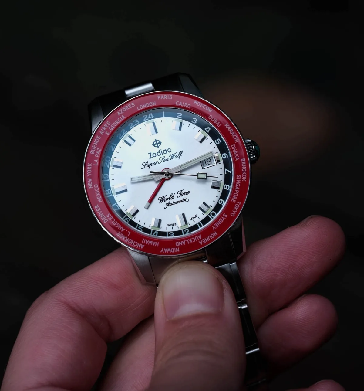 Zodiac Super Sea Wolf World Time Limited Edition watch