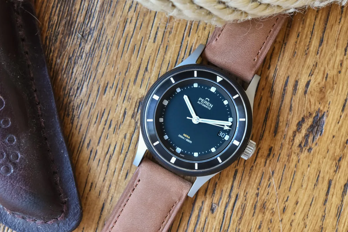 Peren Nera Rogue watch showcasing its unique design