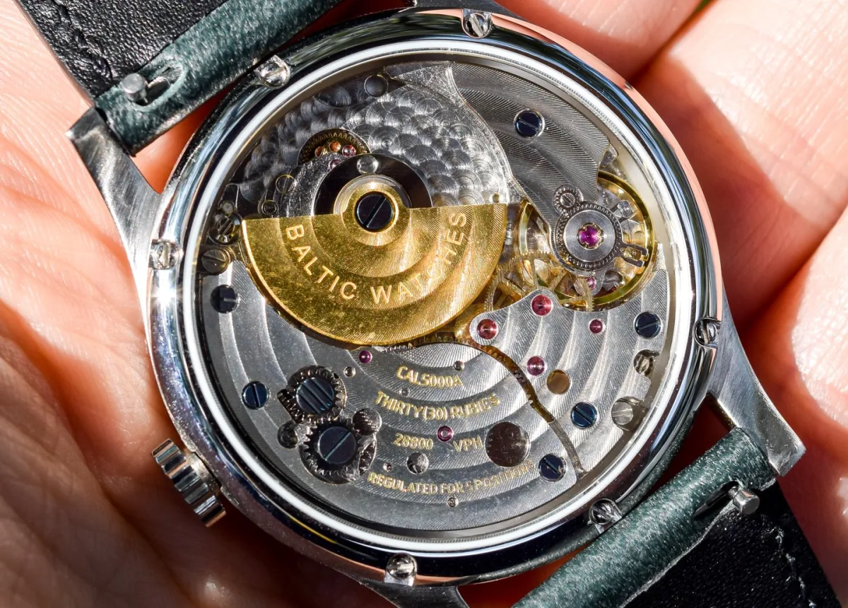 Detail of Baltic MR01 micro-rotor