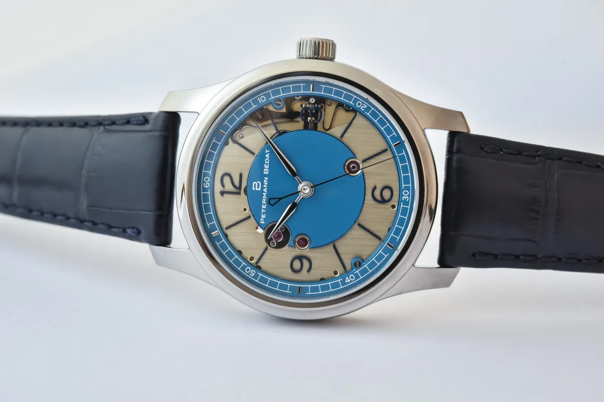 Petermann Bédat 1967 Second Series watch mechanism close-up