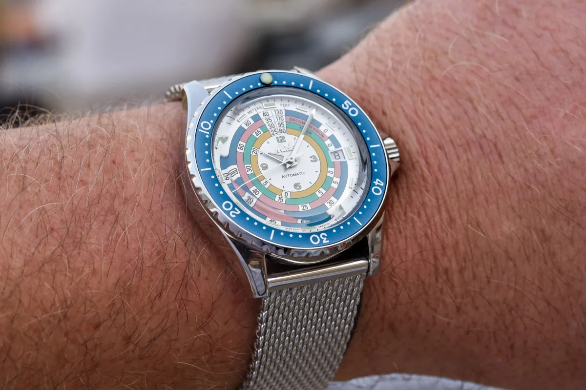 Mido Ocean Star Decompression Timer 1961 Turquoise watch