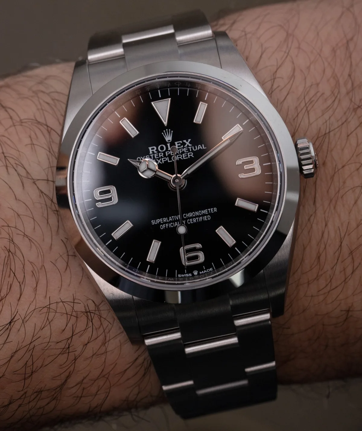 Rolex Explorer 36mm Reference 124273 two-tone model