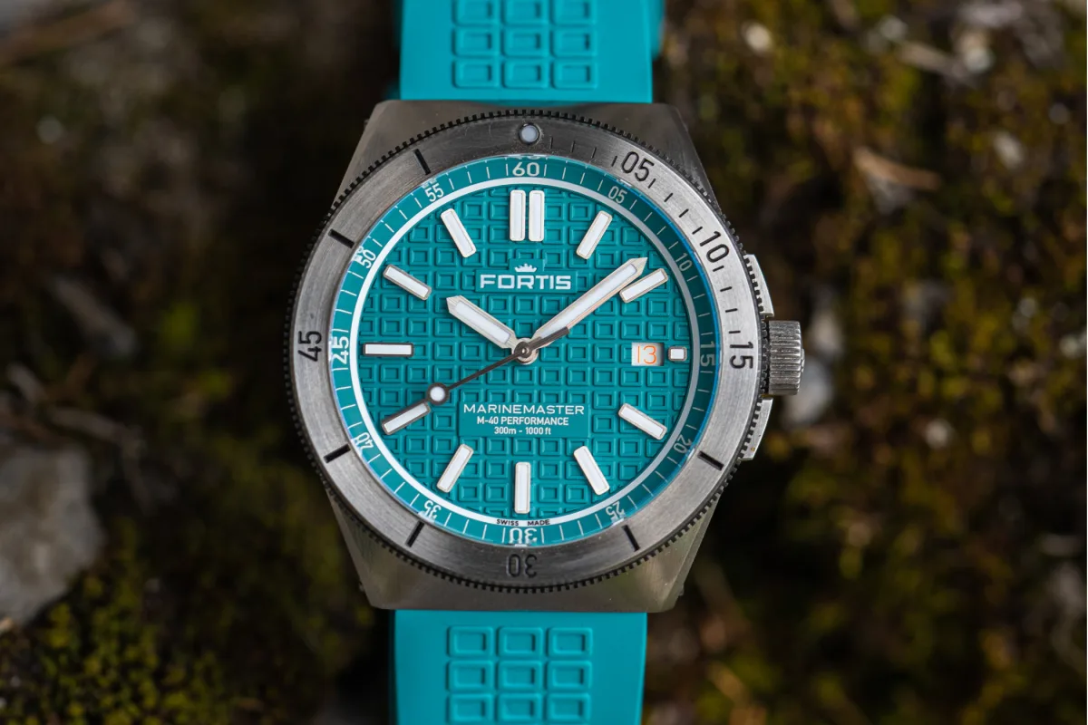 Fortis Marinemaster M-40 watch in various colors
